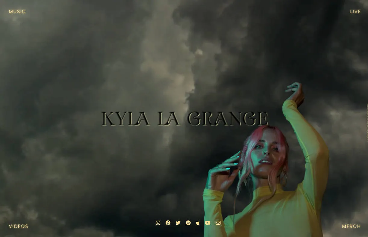 Look Up! artist websites preview