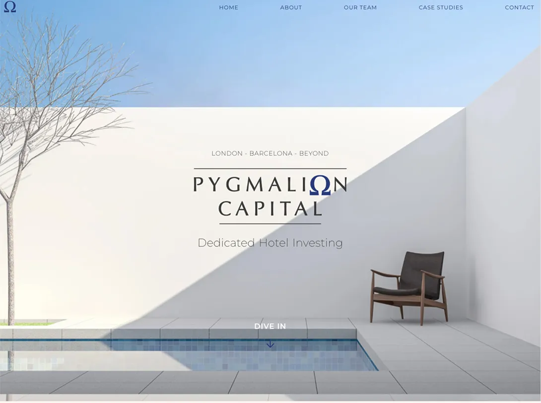 Pygmalion Capital website preview