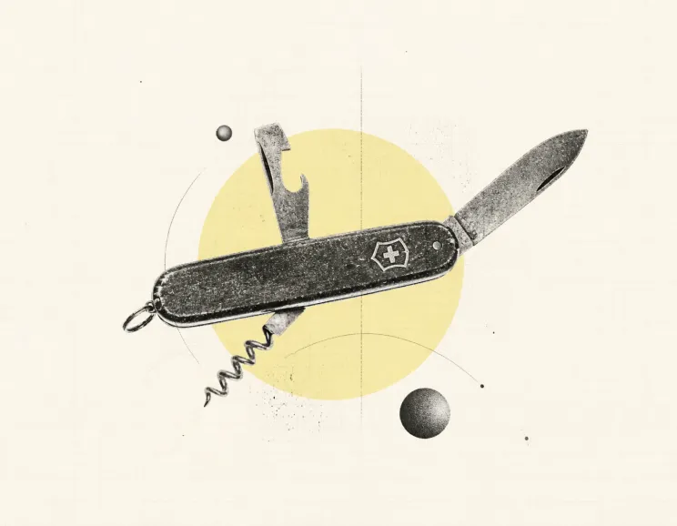 Swiss Army knife illustration