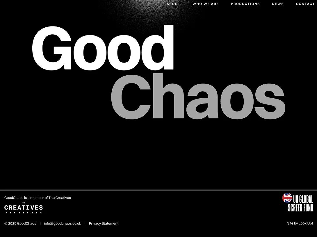 Good Chaos website preview